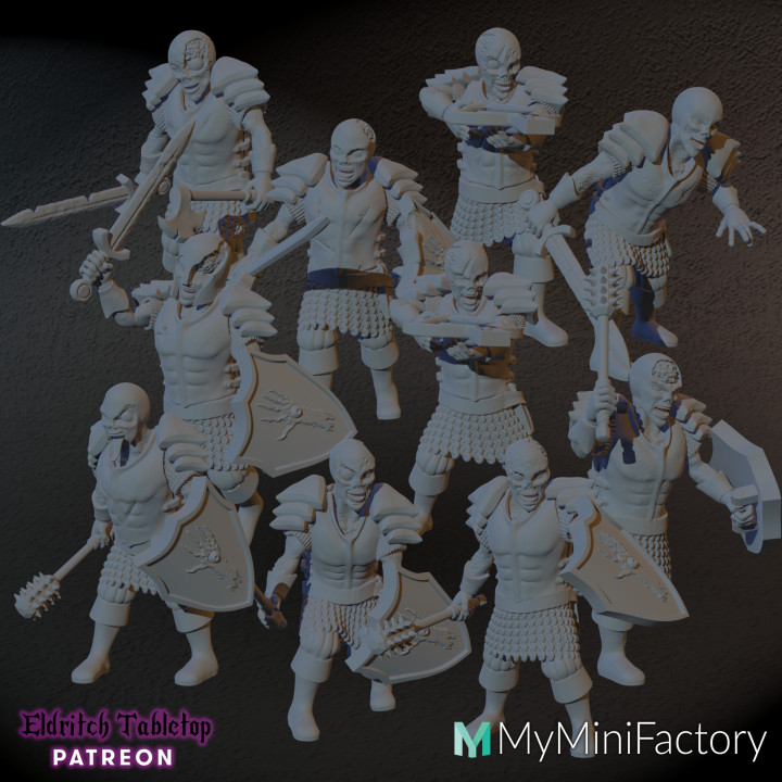 modular undead soldiers t