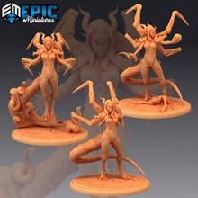 lilith set female seduction devil lust demon succubus queen toys & games fantasy girl medieval monster rpg warhammer woman enemy tabletop dungeon dnd pathfinder npc 3d print model - Mito3D