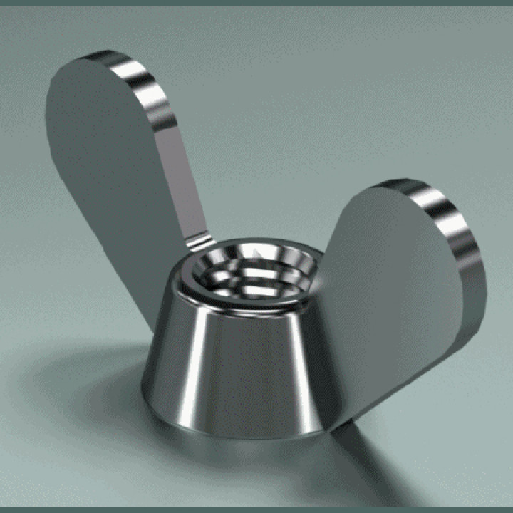 wing nuts - din-315 3d me