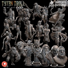 april patreon bundle - pre-supported toys & games fantasy miniatures minis pack patreon dnd bundle april busts curseofstrahd