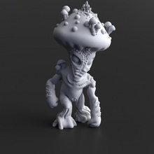 shroomfolk 02 pre supported juguetes juegos seta hongo micónidos 3d print model - Mito3D