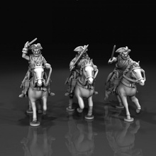 7 years war french curasiers du roi toys & games historical cavalry 28mm black powder honours warlord su 3d print model - Mito3D