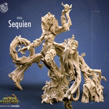 sequien pre-supported toys & games fantasy forest bark trees dnd castnplay ents presupported 3d print model - Mito3D