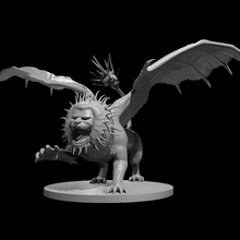 manticore toys & games bat lion 3d print model - Mito3D