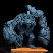 stone golem toys & games creature fantasy golem monster miniature tabletop wargame dnd 3d print model - Mito3D