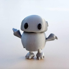 wip pequena articulada bot brinquedos games 3d print model - Mito3D