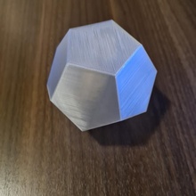 dodécaèdre jouets Jeux coquille solide 3d print model - Mito3D