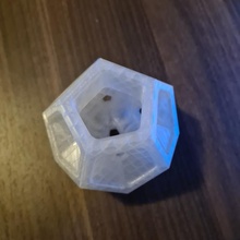 dodecahedron closed sides toys & games 3d print model - Mito3D