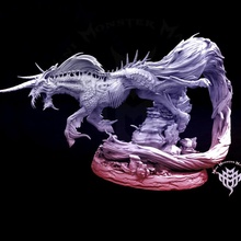 wraithful kirin toys & games devil fantasy gaming monster unicorn horse evil tabletop dnd homebrew 5e infected corrupt 3d print model - Mito3D