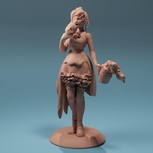 mischievous anime girl 3d print model female toys & games anime girl woman mischievous