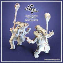 elefante druida presupuesto juguetes juegos miniatura calabozos Dragones mesa dnd loxodon 3d print model - Mito3D
