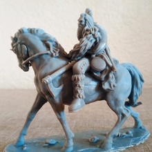 homem fronteira cavalo brinquedos jogos 3d print model - Mito3D