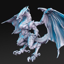 roidranyl mechanical construct dragon - 32mm dnd toys & games fantasy rpg 3d print model - Mito3D