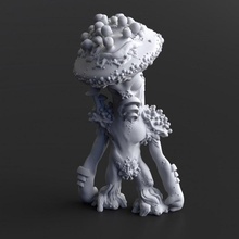 shroomfolk - 05 pre-supported toys & games mushroom fungus myconids 3d print model - Mito3D