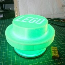 LED Lampe Lego Zucht Gadgets Elektronik rgb 3d print model - Mito3D