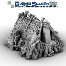 goblin swamp shack toys & games hut 3d print model - Mito3D
