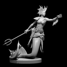 merfolk actualisé jouets Jeux Sirène triton 3d print model - Mito3D