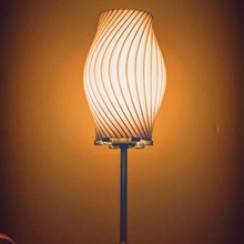 twisted Lampenschirm Garten Lampe Schatten 3d print model - Mito3D