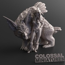 Druide EuleBear montieren pre supported 3d print model - Mito3D