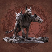 cerbère jouets Jeux créature mythologie chien l'enfer cerber 3d print model - Mito3D