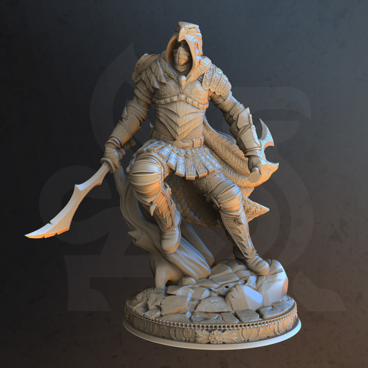 carmesim sombra serran brinquedos jogos dragões masmorras Águia fantasia lutador assassino batedor Vampiro nervoso 3D print model - Mito3D