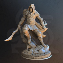 crimson shadow serran toys & games dragons dungeons eagle fantasy fighter assassin scout rogue edgy 3d print model - Mito3D