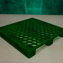 plastic pallet infill spare parts coaster decoration 3d print model - Mito3D