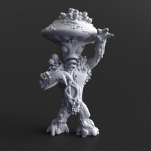 shroomfolk - 07 pre-supported toys & games mushroom fungus myconids 3d print model - Mito3D