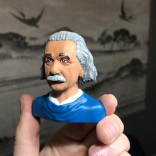 Einstein buste 39 effondré 3d print model - Mito3D
