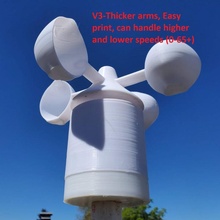 Wind Geschwindigkeit Spur Windmesser v30 Gadgets Elektronik DIY Hobby Sherman Bahnhof Wetter Wetterstation Windgeschwindigkeit sherm shermluge 3d print model - Mito3D