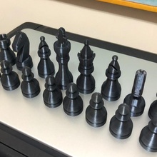Achevée échecs ensemble planche Jeux jeu d'échecs pièces d'échec maitre 3d print model - Mito3D
