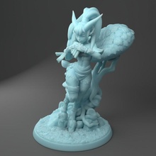 fauna satyr bard toys & games female faun d&d dnd fawn saytr 3d print model - Mito3D