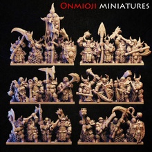 warriors disease toys & games army infantry wargame chaos plague 10mm troop warmaster 3d print model - Mito3D