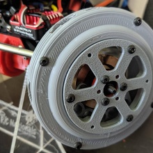 22 pocket wheel tugsten holder spare parts wheels axial rc rc crawler ar60 3d print model - Mito3D
