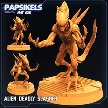 alien deadly slasher aliens killer xenomorph xeno impaler 3d print model - Mito3D