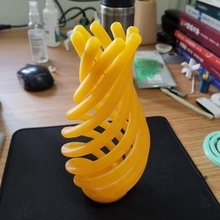 Spiral Vase Garten 3d print model - Mito3D