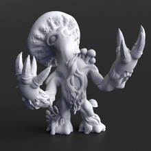 shroomfolk - 10 pre-supported toys & games mushroom fungus myconids 3d print model - Mito3D