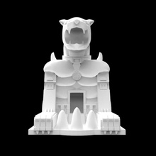 ex17 leonin cool dice tower toys & games lion rpg tiger thundercats panther cats d&d dnd 3d print model - Mito3D