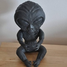 alien baby jar fan art sci-fi sculpture sculpt ufo scifi alienbaby mustangdave 3d print model - Mito3D
