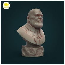 thanos infinito guerra ventilador Arte busto maravilla vengadores historietas villano 3 mcu Eastman 3d print model - Mito3D