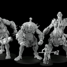 giant toys & games barbarian beast big bone fantasy fun monster rpg skull troll warhammer warrior age wargame patreon skirmish presupported ninth chitubox 3d print model - Mito3D