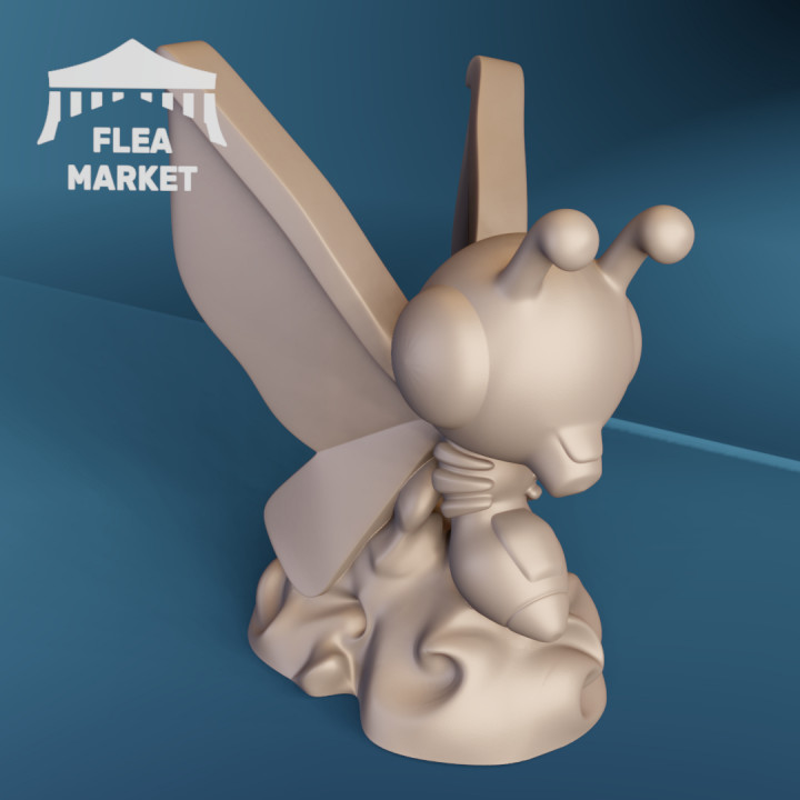 unofficial godzilla monopoly - mothra toys & games board butterfly chibi kaiju 3D print model - Mito3D