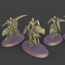 engendro dragón jinetes juguetes juegos oscuro duende martillo guerra alto elfo sigmar aelf 3d print model - Mito3D