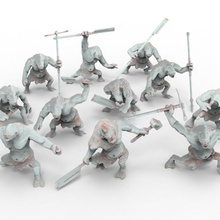 vahşi mağara troller Spartatroll devrim oyuncaklar oyunlar Ordu savaş fantezi minyatürler trol oyunları cüce masaüstü zindan dağ 28mm manzara Lordlar 32mm goblinler 3d print model - Mito3D