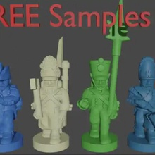 europe asunder free sample pack supportless 6mm napoleonic miniatures toys & games henry battle france russia wars napoleon turner coalition austria prussia napoleonics austerlitz 3d print model - Mito3D