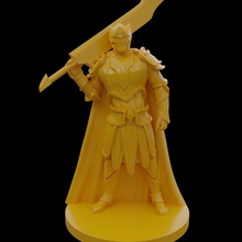 duende paladín juguetes juegos combatiente Excelente Caballero plato espada guerrero madera alto drow 3d print model - Mito3D