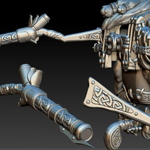 dwarf musketeer oyuncaklar oyunlar silahşör 3d print model - Mito3D