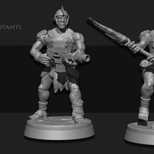 big mutants toys & games wargames scifi tabletop apocalypse foundry sarks 3d print model - Mito3D