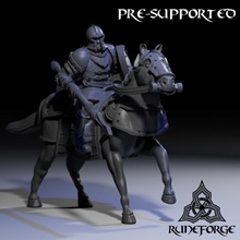 city guard - cavalry charging toys & games soldier 3d print model - Mito3D