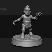 dwarf mutant toys & games wargaming miniature scifi apocalypse foundry sarks 3d print model - Mito3D